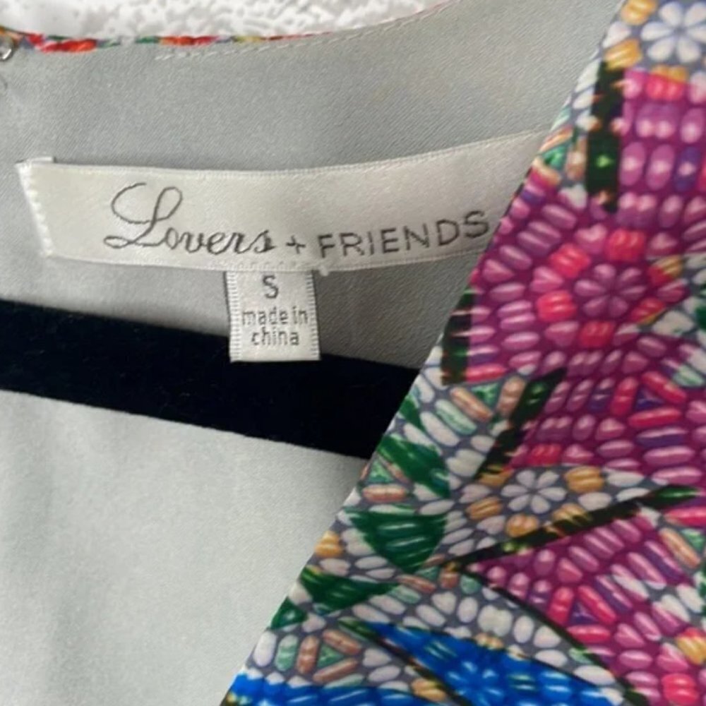 Lovers & Friends Cassidy Dress In A Mosaic Print - Picture 5 of 11